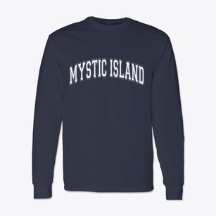 Mystic Island New Jersey Varsity Classic Long Sleeve T-Shirt