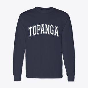 Topanga California Varsity Classic Long Sleeve T-Shirt
