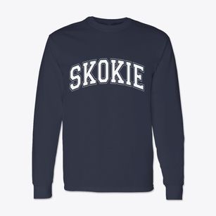 Skokie Illinois Varsity Classic Long Sleeve T-Shirt