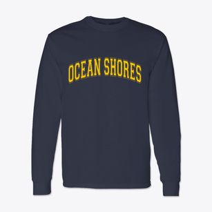 Ocean Shores Washington Varsity Classic Long Sleeve T-Shirt