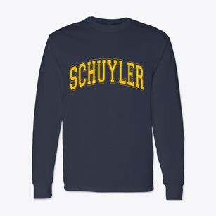 Schuyler New York Varsity Classic Long Sleeve T-Shirt