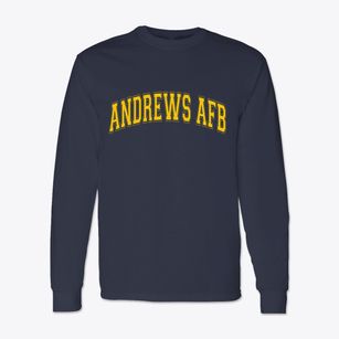 Andrews Afb Maryland Varsity Classic Long Sleeve T-Shirt