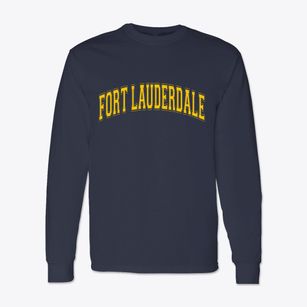 Fort Lauderdale Florida Varsity Classic Long Sleeve T-Shirt
