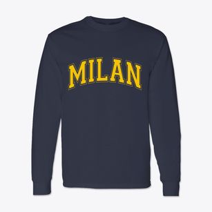 Milan New York Varsity Classic Long Sleeve T-Shirt