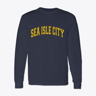 Sea Isle City New Jersey Varsity Classic Long Sleeve T-Shirt