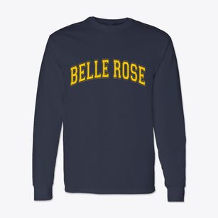Belle Rose Louisiana Varsity Classic Long Sleeve T-Shirt