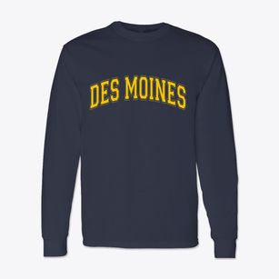 Des Moines Washington Varsity Classic Long Sleeve T-Shirt