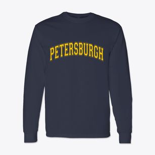 Petersburgh New York Varsity Classic Long Sleeve T-Shirt