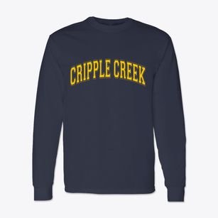 Cripple Creek Colorado Varsity Classic Long Sleeve T-Shirt