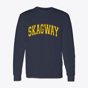 Skagway Alaska Varsity Classic Long Sleeve T-Shirt
