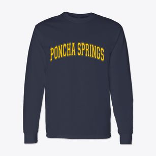 Poncha Springs Colorado Varsity Classic Long Sleeve T-Shirt