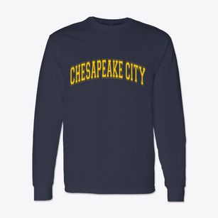 Chesapeake City Maryland Varsity Classic Long Sleeve T-Shirt