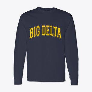 Big Delta Alaska Varsity Classic Long Sleeve T-Shirt