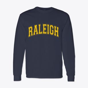 Raleigh North Carolina Varsity Classic Long Sleeve T-Shirt