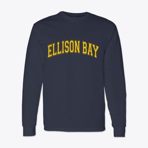 Ellison Bay Wisconsin Varsity Classic Long Sleeve T-Shirt