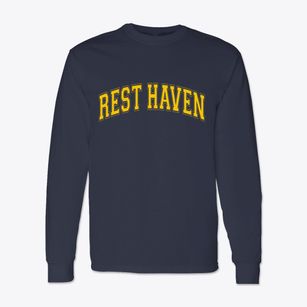 Rest Haven Georgia Varsity Classic Long Sleeve T-Shirt