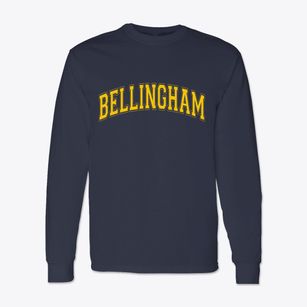 Bellingham Washington Varsity Classic Long Sleeve T-Shirt