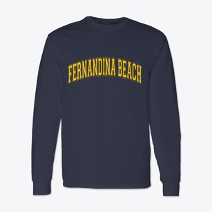 Fernandina Beach Florida Varsity Classic Long Sleeve T-Shirt