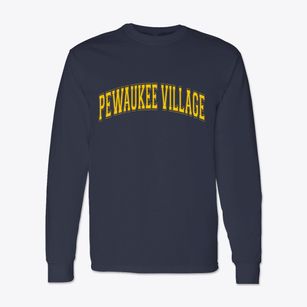 Pewaukee Village Wisconsin Varsity Classic Long Sleeve T-Shirt