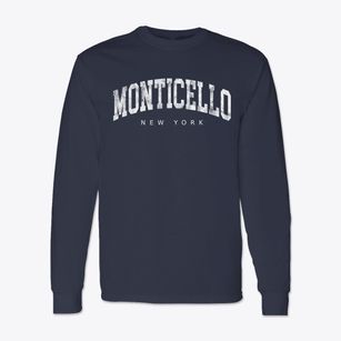 Monticello New York Urban Vibe Classic Long Sleeve T-Shirt