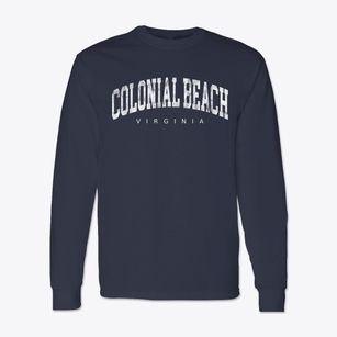 Colonial Beach Virginia Urban Vibe Classic Long Sleeve T-Shirt