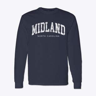 Midland North Carolina Urban Vibe Classic Long Sleeve T-Shirt