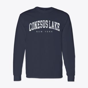 Conesus Lake New York Urban Vibe Classic Long Sleeve T-Shirt