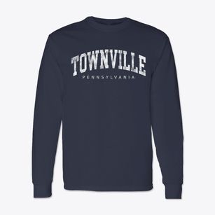 Townville Pennsylvania Urban Vibe Classic Long Sleeve T-Shirt