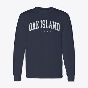 Oak Island Texas Urban Vibe Classic Long Sleeve T-Shirt