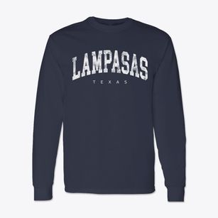 Lampasas Texas Urban Vibe Classic Long Sleeve T-Shirt
