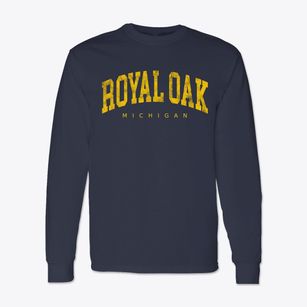 Royal Oak Michigan Urban Vibe Classic Long Sleeve T-Shirt