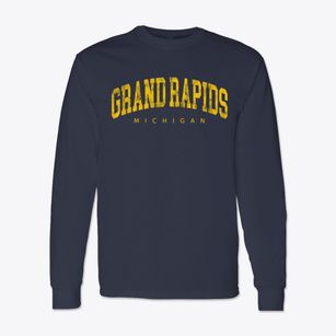 Grand Rapids Michigan Urban Vibe Classic Long Sleeve T-Shirt
