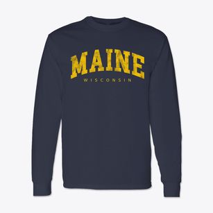 Maine Wisconsin Urban Vibe Classic Long Sleeve T-Shirt