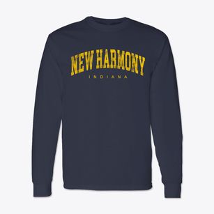 New Harmony Indiana Urban Vibe Classic Long Sleeve T-Shirt