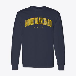 Mount Blanchard Ohio Urban Vibe Classic Long Sleeve T-Shirt