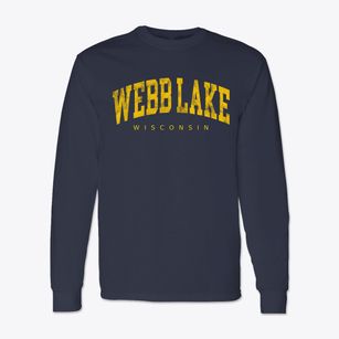 Webb Lake Wisconsin Urban Vibe Classic Long Sleeve T-Shirt