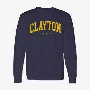 Clayton Iowa Urban Vibe Classic Long Sleeve T-Shirt