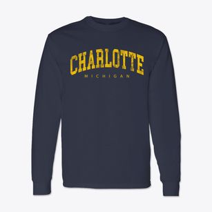 Charlotte Michigan Urban Vibe Classic Long Sleeve T-Shirt