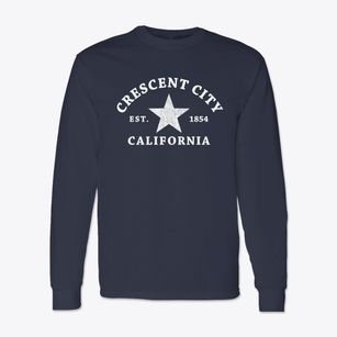 Crescent City California Star Classic Long Sleeve T-Shirt