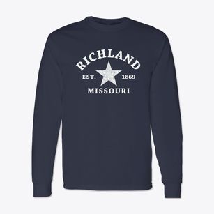 Richland Missouri Star Classic Long Sleeve T-Shirt