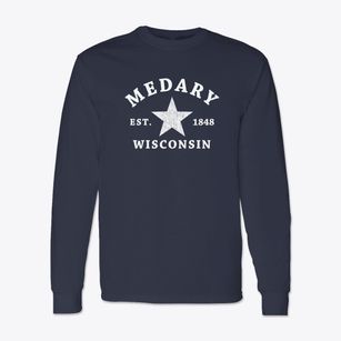 Medary Wisconsin Star Classic Long Sleeve T-Shirt