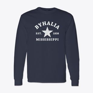 Byhalia Mississippi Star Classic Long Sleeve T-Shirt