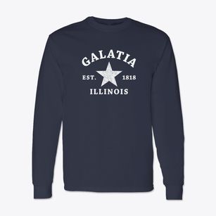 Galatia Illinois Star Classic Long Sleeve T-Shirt