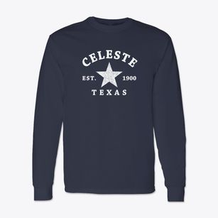 Celeste Texas Star Classic Long Sleeve T-Shirt