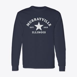 Murrayville Illinois Star Classic Long Sleeve T-Shirt