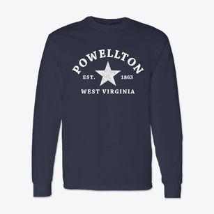 Powellton West Virginia Star Classic Long Sleeve T-Shirt