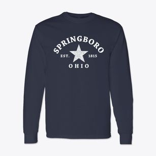 Springboro Ohio Star Classic Long Sleeve T-Shirt