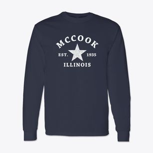 Mccook Illinois Star Classic Long Sleeve T-Shirt