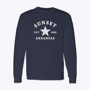 Sunset Arkansas Star Classic Long Sleeve T-Shirt