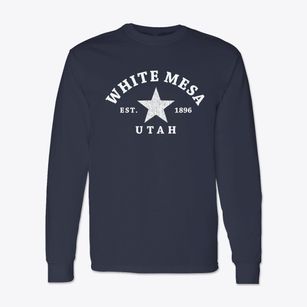 White Mesa Utah Star Classic Long Sleeve T-Shirt